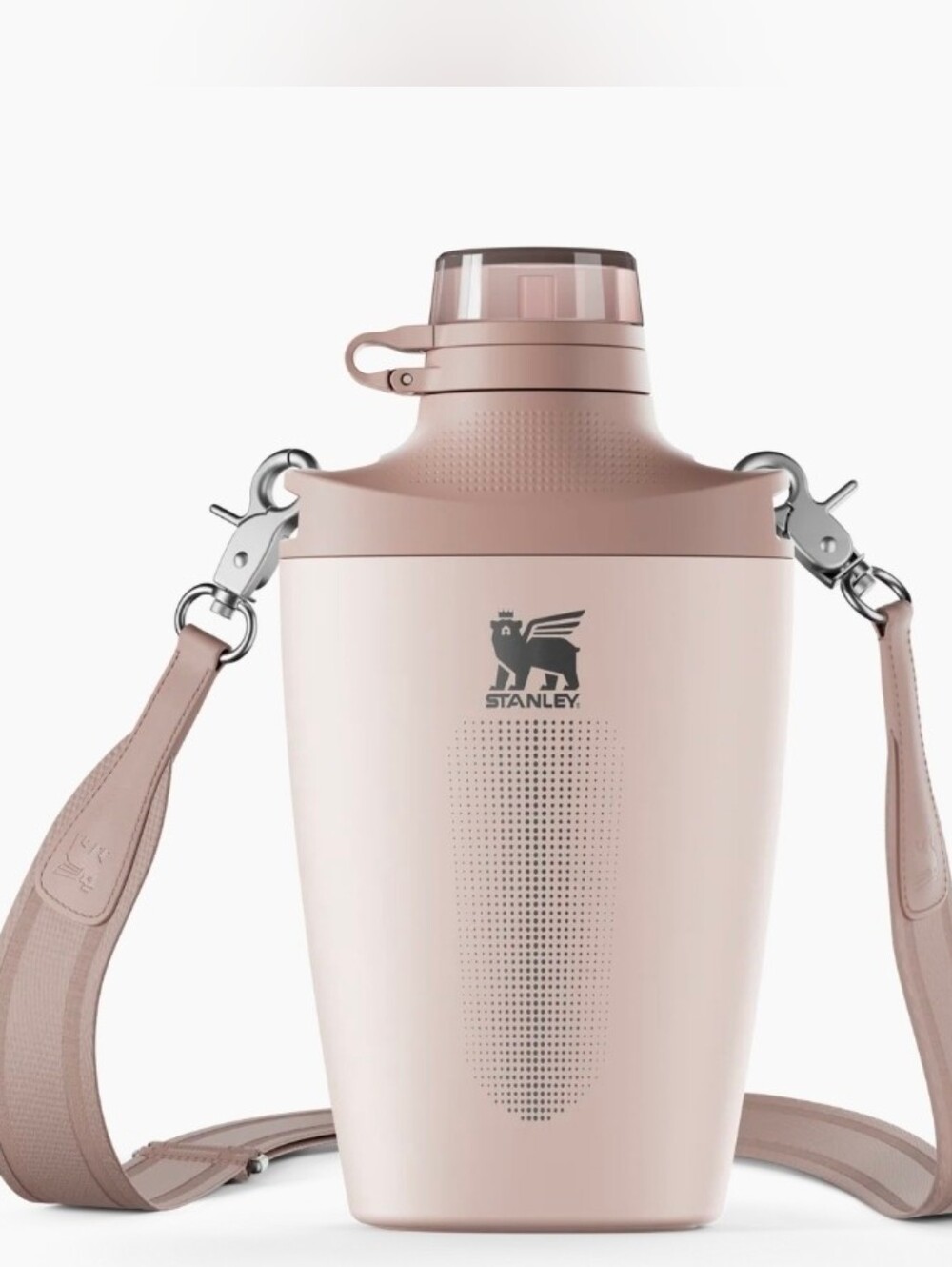 Stanley Crossbody Canteen Pink Quartz Water Bottle with Strap Gorpcore Coquette